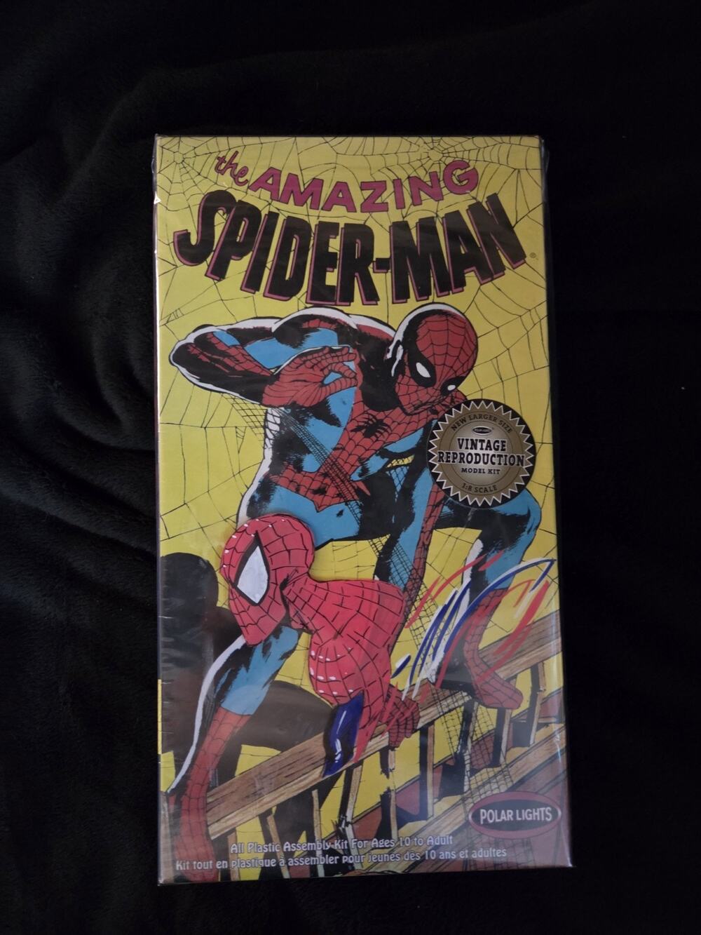 Spider-Man Vintage Repro Model Kit 2003 Polar Lights Remarked By Ale Garza